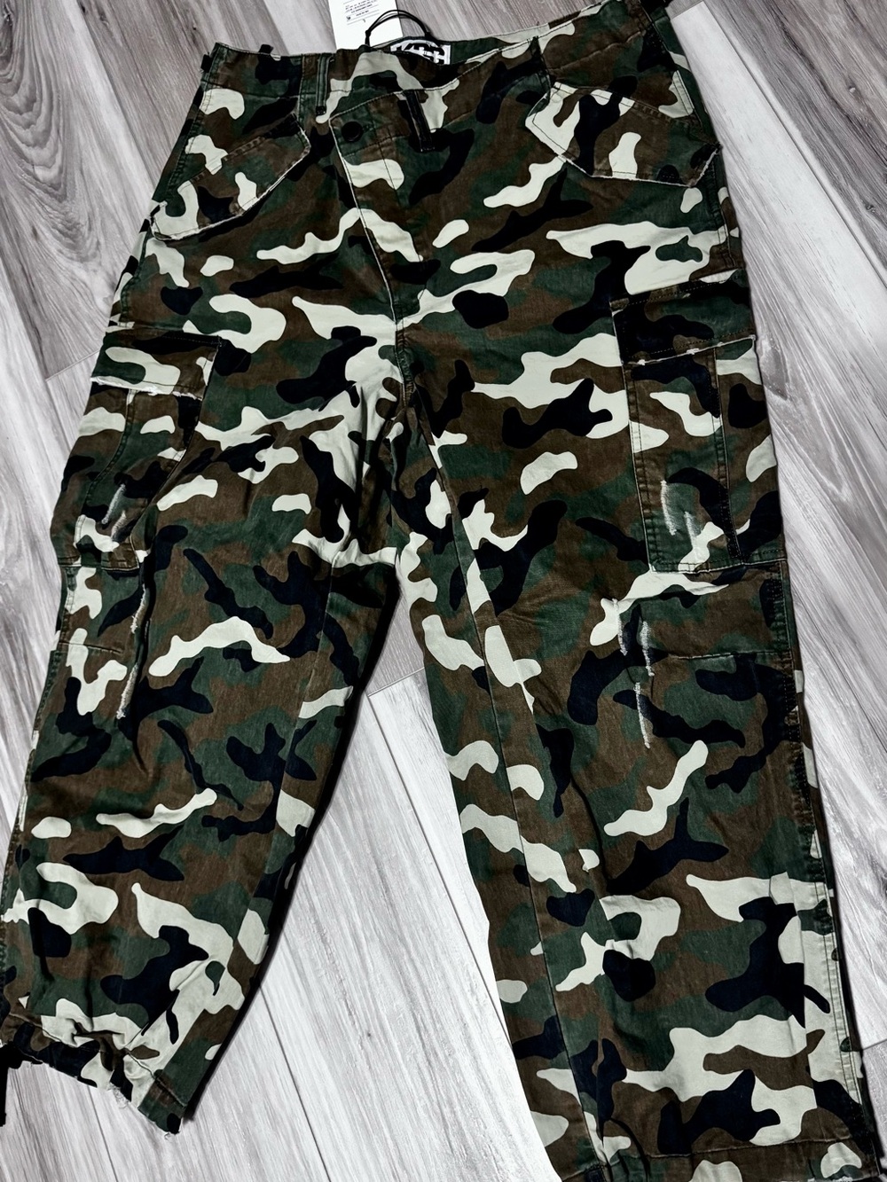 KBB by Khalani Camouflage Cargo Pants -Camo